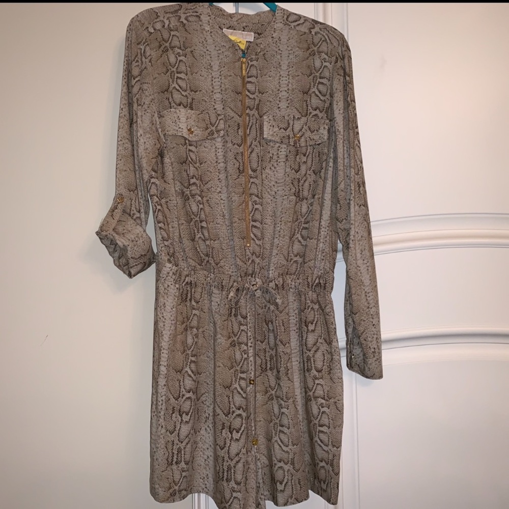 Michael Michael Kors Python Print Romper, Size 12 - image 5